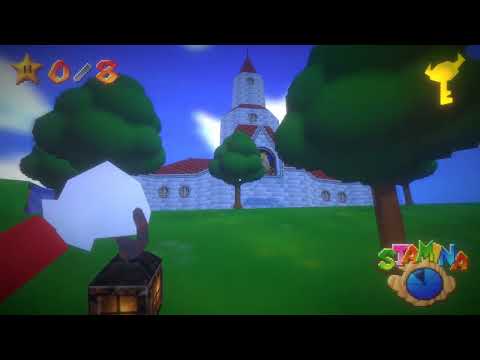 Another Princess Is In Our Castle - A Super Mario 64 Inspired Horror Game (Windows) - Demo Run