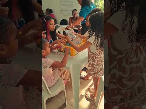 Aula inaugural da nova turma de Robótica Educacional na comunidade de Olhos D'água em Araçás!