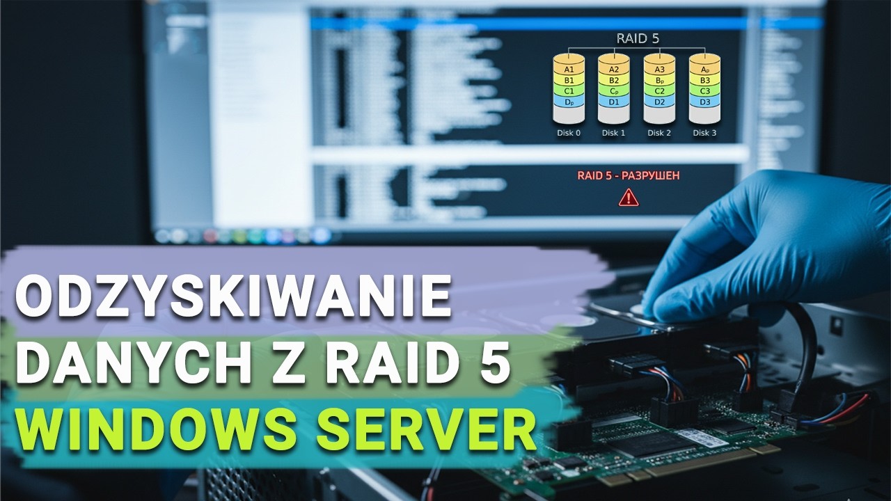 Jak odzyskać dane z uszkodzonego RAID 5 Windows Storage Spaces