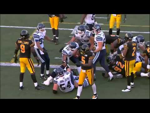 CFL Recap: Toronto 27, Hamilton 36 - July 14, 2012