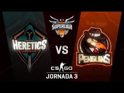 TEAM HERETICS VS PENGUINS - MAPA 2 - SUPERLIGA ORANGE - #SUPERLIGAORANGECSGO3