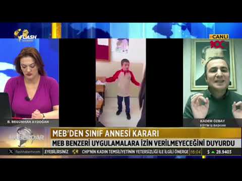 Genel Başkanımız Kadem Özbay, Flash Haber Tv`de katıldığı canlı yayında eğitimin ve eğitimcilerin sorunları, MEB`in uyguladığı ÇEDES projesi ve Laik Eğitimin önemi ile ilgili açıklamalarda bulundu. | EĞİTİM İŞ