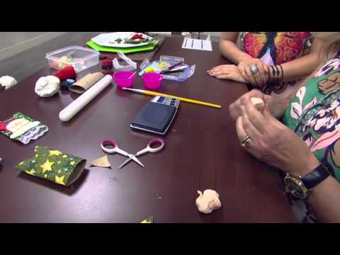 Mulher.com - 18/11/2015 - Porta guardanapo em biscuit - Regina Napoli Fracaro PT1