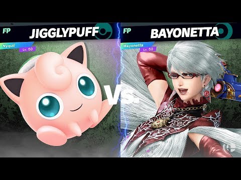 Super Smash Bros. Ultimate - Amiibo Battles - Jigglypuff (Nyquil) vs Bayonetta (Mayonetta)
