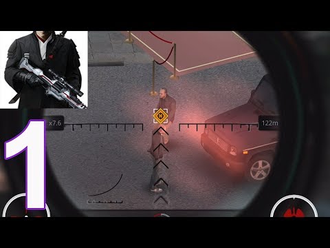 Hitman Sniper - Gameplay Walkthrough part 1 - Chapter 1 (iOS, Android)