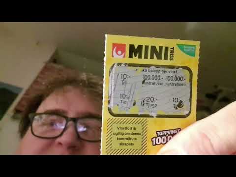 Så Här Mycket Vann Jag På Mini Triss 2023 Februari 9 - Magnus Nykvist 6888 Älvdalen Dalarna 👋😁👍