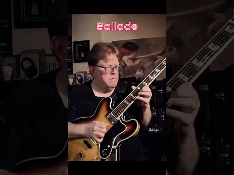 Ballade #ballade #jazz #jazzy #jazzrock #music #musician #musicimprov #jam #guitar #epiphonesheraton