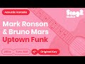 Uptown Funk - Mark Ronson, Bruno Mars (Karaoke Acoustic)