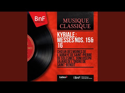 Kyriale, Cantus ad libitum: Kyrie No. 9 in Mode VIII