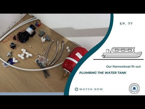 Plumbing the water tank | Our Narrowboat Fit out | EP77