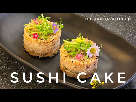 Step-by-Step Sushi Cake | Simple & Tasty #sushi #sushicake #jaklinkitchen