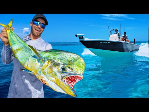 THIS is why you don't need a BIG BOAT.. Mahi Fishing in the Florida Keys