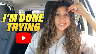 I’M DONE TRYING on YouTube