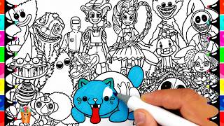 Poppy Playtime Chapter 6 New Coloring Page  Rory and Candy Cat  How to Color Fanmade Characters
