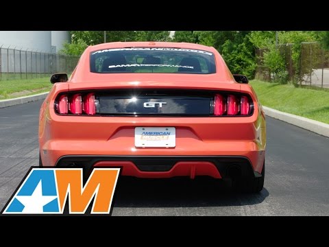 2015-2017 Mustang GT MBRP Exhaust Sound Clip Street Catback Exhaust w/ H-Pipe Review & Install