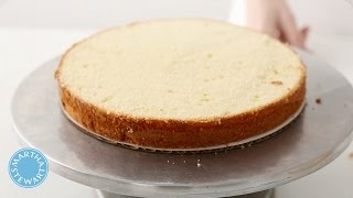 How to Split and Level a Cake Layer with Martha Stewart