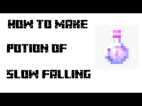 ML Gaming - How to make potion of slow falling in Minecraft