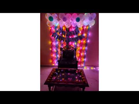 simple and beautiful birthday decoration