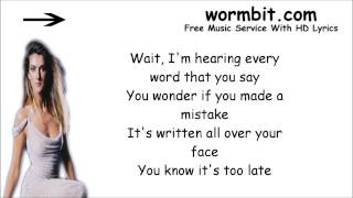 Celine Dion - Somebody Loves Somebody [LYRICS]