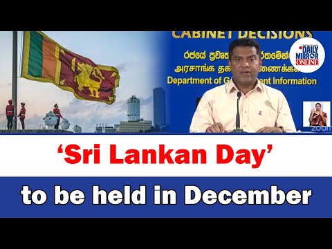 ‘Sri Lankan Day’ to be held in December