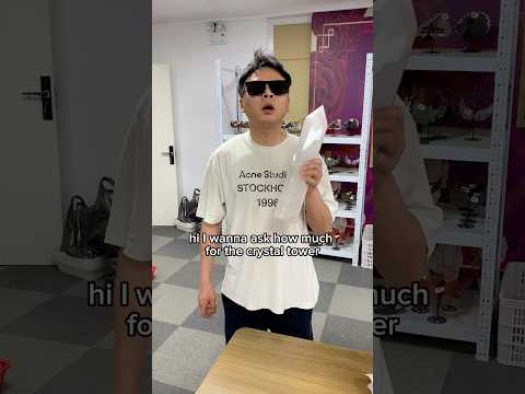 Der Besitzer eines Kristallladens hat heute 60 $ verdient, weil er gelogen hat😂 #Kristallladen #K...