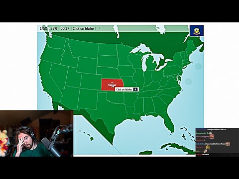 "Guess The US State on the Map"