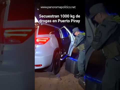 📍 Misiones *Intentaron descargar más de una tonelada de marihuana desde una canoa en Puerto Piray*  