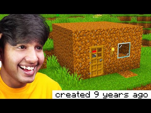 i found my minecraft world from 9 years ago😲