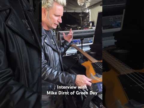 In case you missed it, I interviewed #mikedirnt of #greenday about his Gibson basses.
