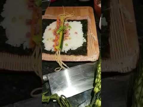 Sushi under carbonara chef Ruffi