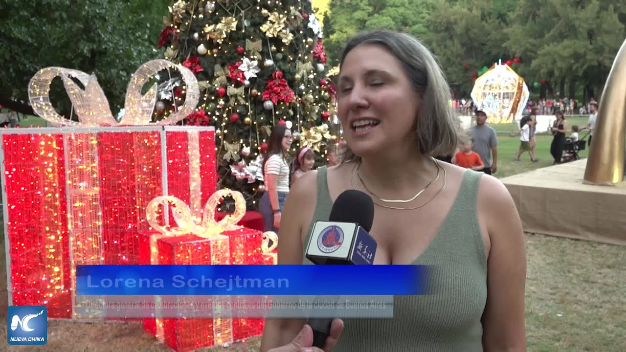 Buenos Aires vive la magia de la Navidad con jardines lumínicos y desfiles