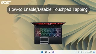 How to Enable/Disable Touchpad Tapping