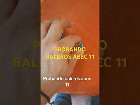 Probando baleros abec 11 #skate #skateboarding #skateboard