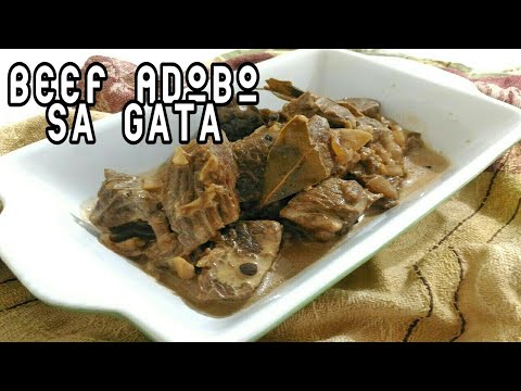 Beef Adobo sa Gata (Coconut Milk ) | Filipino Food |...