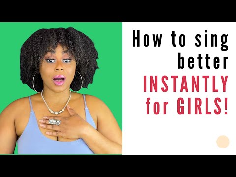 How to SING Better INSTANTLY for Girls 🎤 (Vocal WARM UP + Exercises)