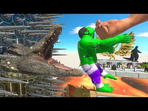 EPIC PUNCH and Giant Head Who Can Survive? - Animal Revolt Battle Simulator