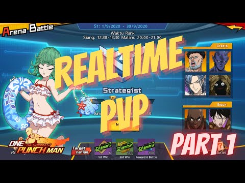 Realtime PvP Formasi AoE Rank Strategist Part 1 - One Punch Man The Strongest