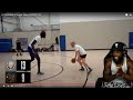 HOOPIEST TJass 1v1 Basketball Vs Worlds Tallest HOOPER 7 6