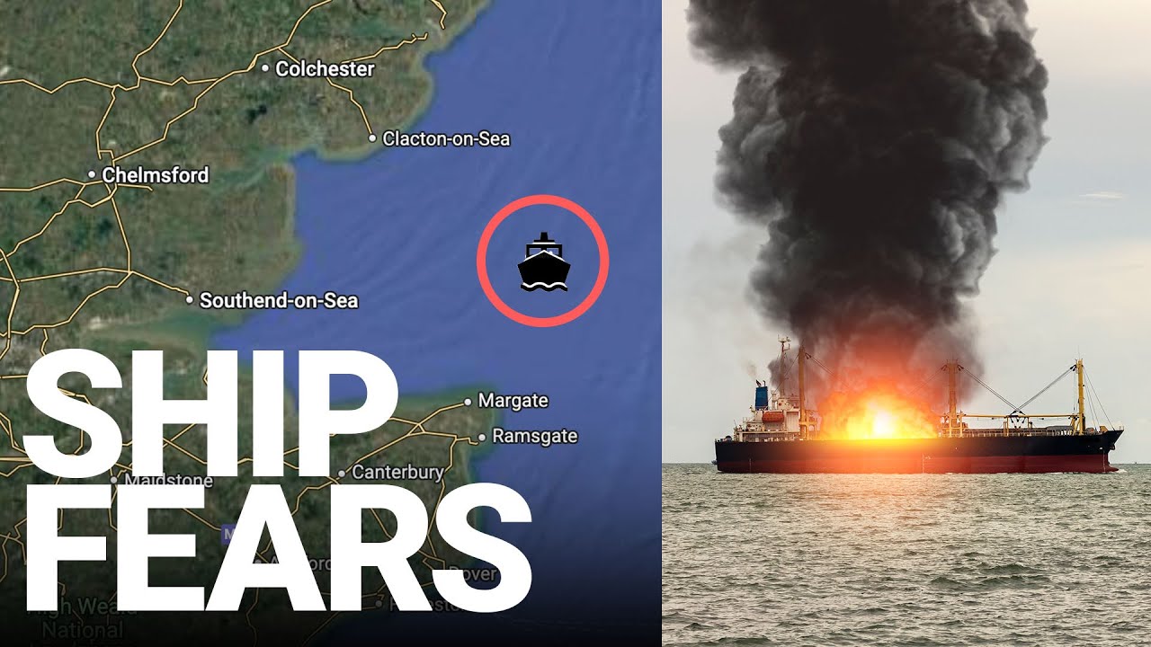 Ship packed with explosive Russian fertiliser adrift off Kent coast