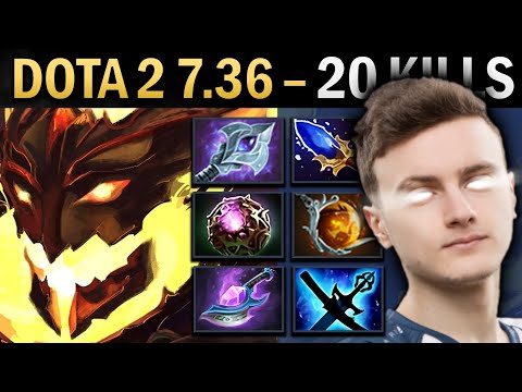 Shadow Fiend Gameplay Miracle with Euls and 20 Kills - Dota 2 Ringmaster