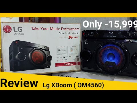 Review & Soundtest LG X-Boom OM4560 All-in-One Speaker System