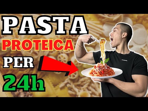 MANGIO SOLO PASTA PROTEICA per 24 ORE | Dieta Pastariana 🍝