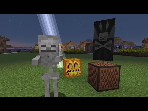 Spooky Scary Skeletons in Minecraft Note Blocks