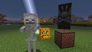 Spooky Scary Skeletons in Minecraft Note Blocks