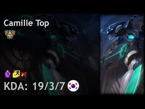 Camille Top vs Rumble - KR Challenger Patch 7.18