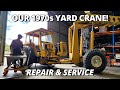Repair & Servicing Our 1970s International Yard Crane! | Fixing a Blown Head Gasket
