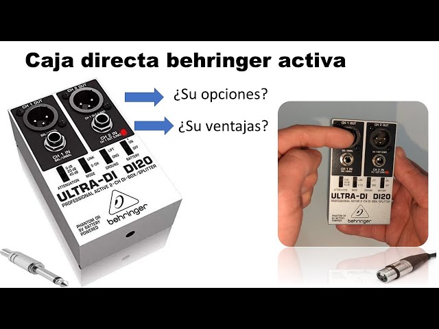 Vídeo relacionado con Behringer DI20 Divisor/Caja DI De 2 Canales, Activa, Profesional