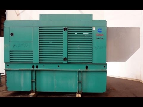 Used- Cummins 300 kW standby (270 kW prime) diesel generator set - Stock # 45389001