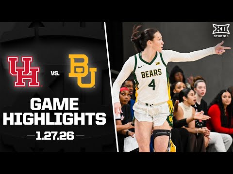 Houston vs. #14 Baylor Game Highlights | 2025-26 Big 12 Women’s Basketball