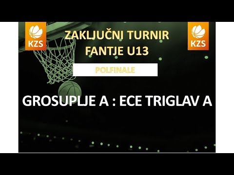 F4MU13 - Grosuplje A : ECE Triglav A - polfinale - Sezona 2015/16